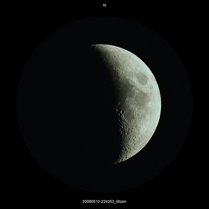 20080510-224353_Moon_02.JPG -   Newton d 309,5 / af 1623 & Coma Corrector CANON-EOS5D (AFC-Filter) 400 ASA  no add. filter 1 light-frame 1/200s Canon-RAW-Image, Adobe-PS-CS3  