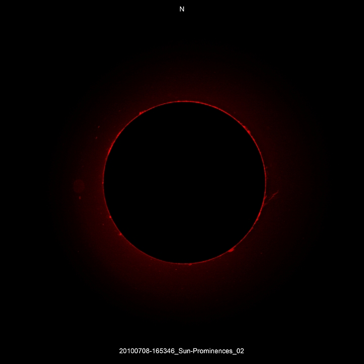 20100708-165346_Sun-Prominences_02.JPG -   ED-Fh d 101,9 / af 1270 (Prom.Ext-Tube) CANON-EOS5D (AFC-Filter) 400 ASA Filter: Ha0,22nm, 2*RG630, UV-IR-CUT 1 light-frame 1/400s Canon-RAW-Image, Adobe-PS-CS Reflexes from Insects  